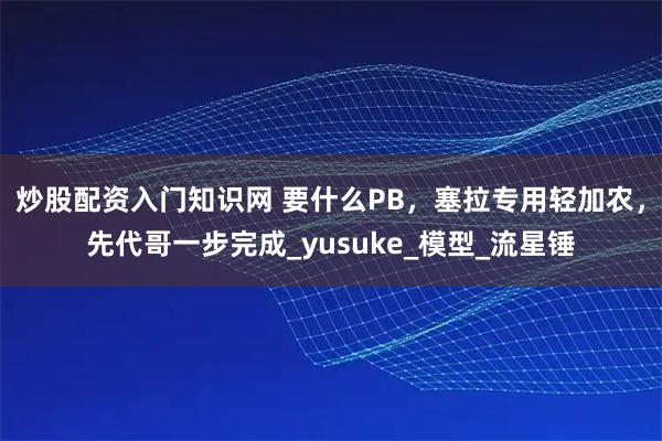炒股配资入门知识网 要什么PB，塞拉专用轻加农，先代哥一步完成_yusuke_模型_流星锤