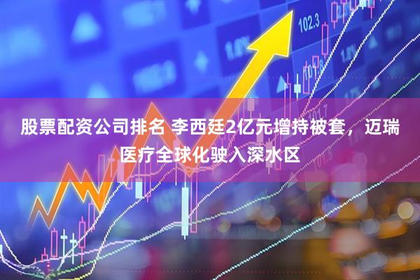 股票配资公司排名 李西廷2亿元增持被套，迈瑞医疗全球化驶入深水区